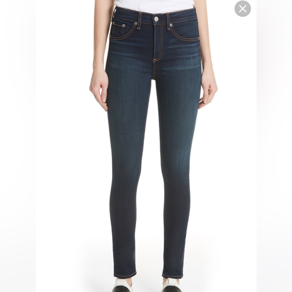 NWOT Rag and Bone Women’s high rise skinny Jeans